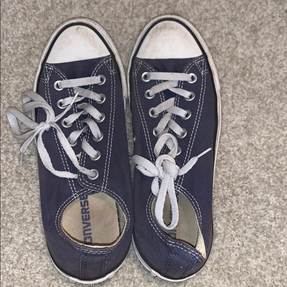Navy Blue Converse